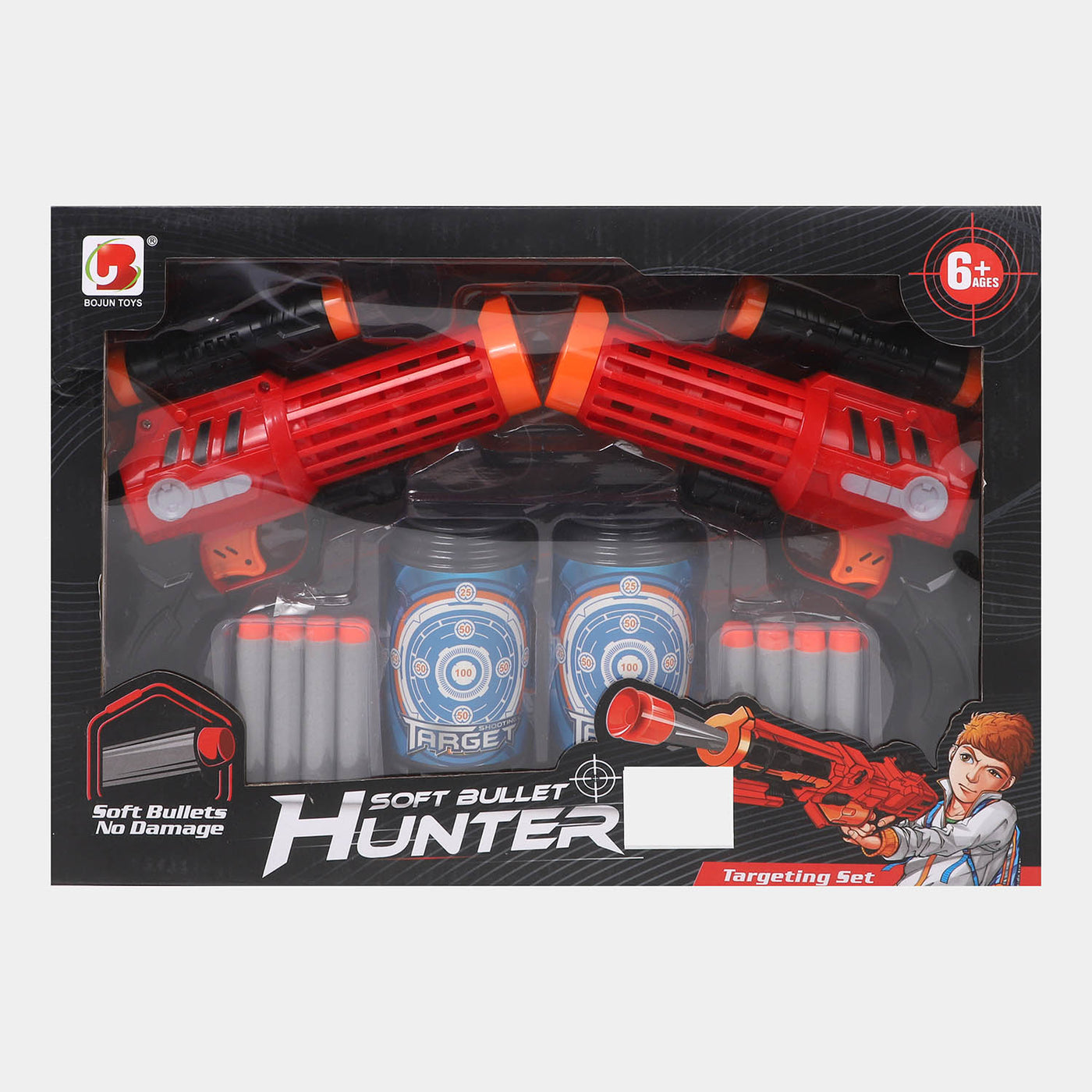 Soft Dart Amazing Target Launchers Play Set Toy For Kids