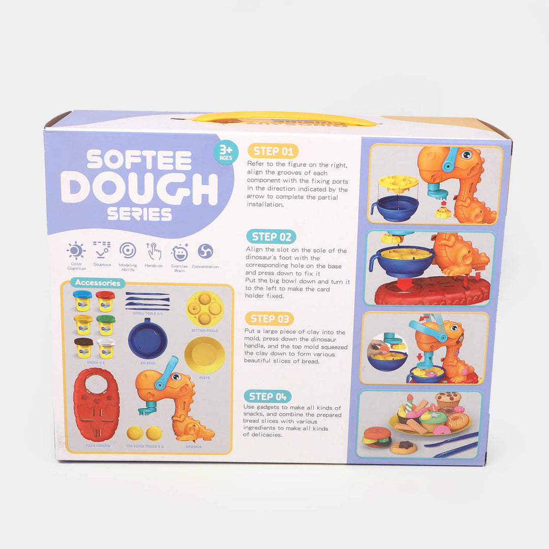 Soft Dough Play Machine Toy Set For Kids