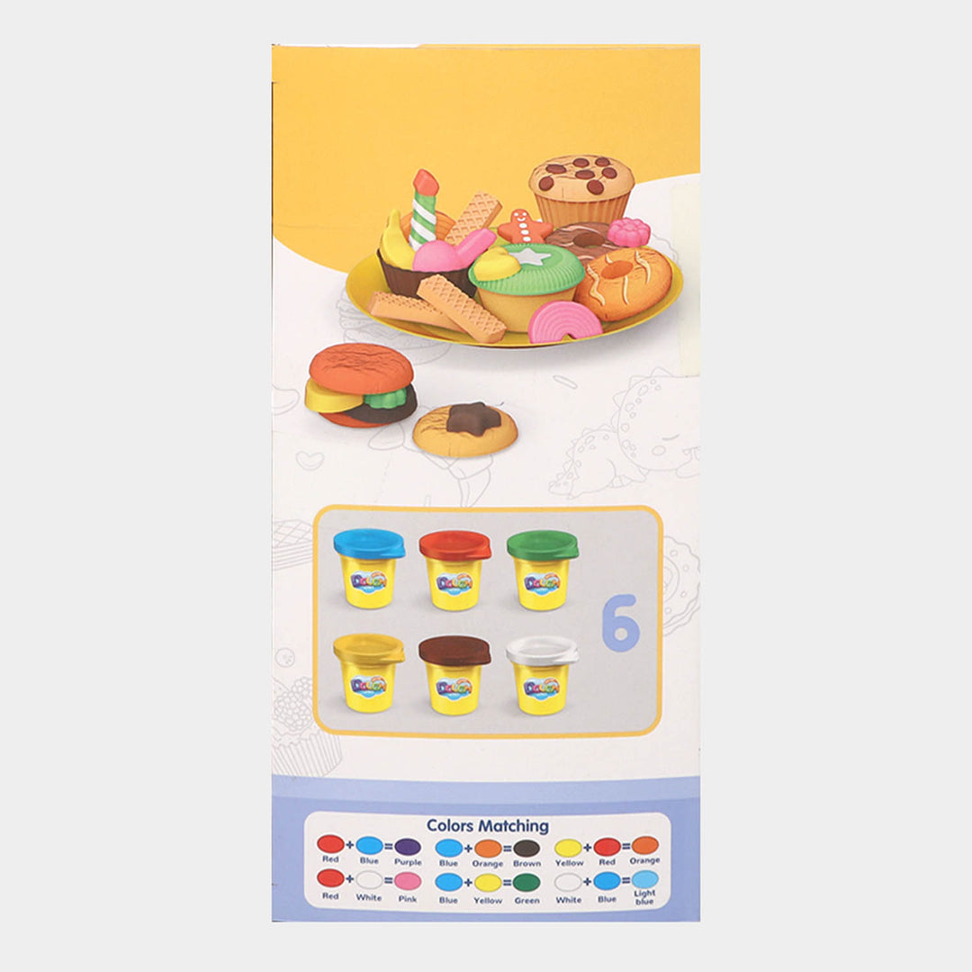 Soft Dough Play Machine Toy Set For Kids