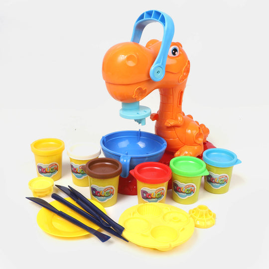 Soft Dough Play Machine Toy Set For Kids