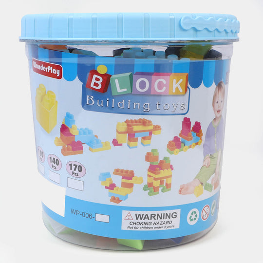 Kids Building Blocks Set Bucket | 110PCs