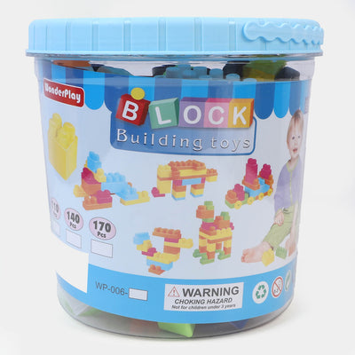 Kids Building Blocks Set Bucket | 110PCs