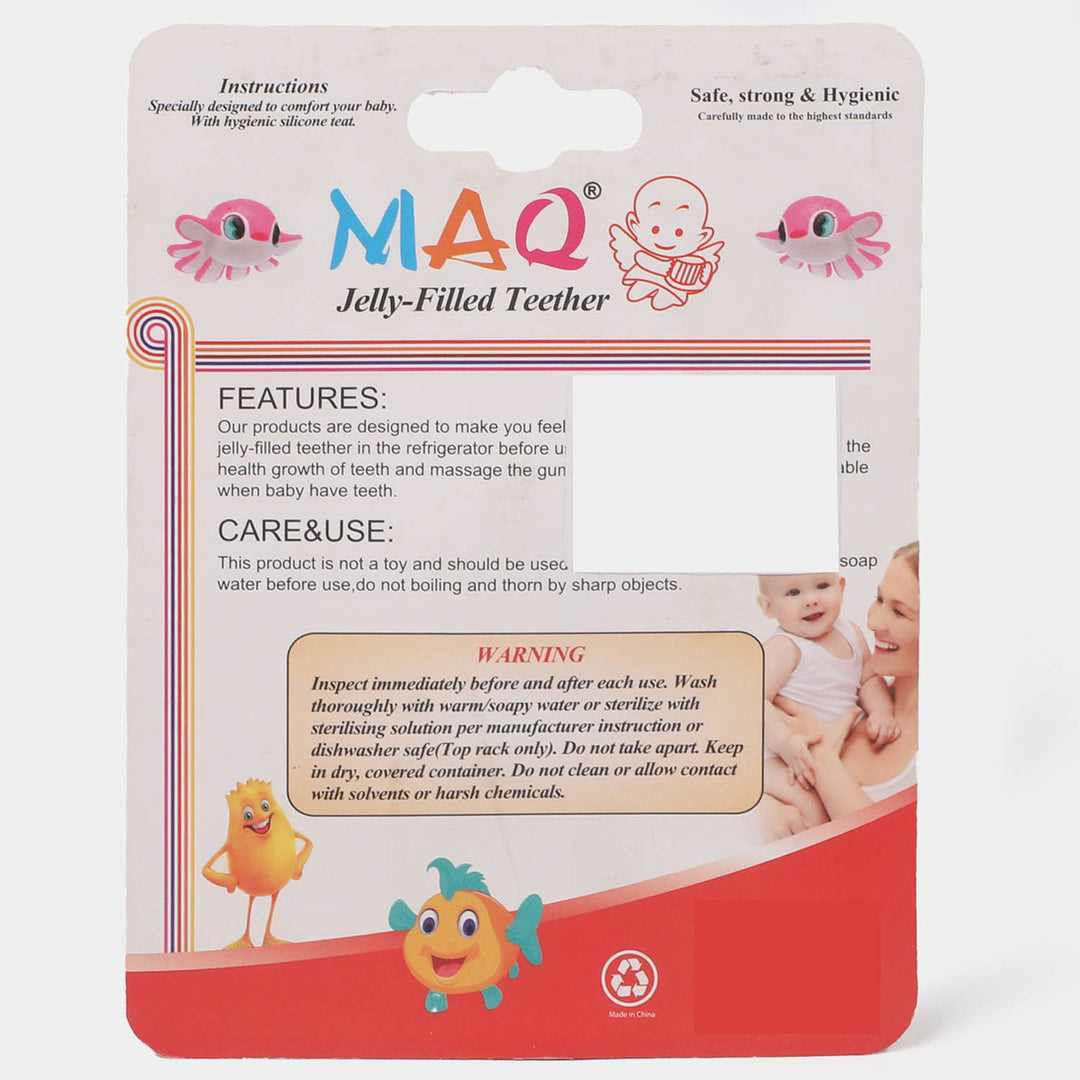 MAQ Jelly Filled Teether - Orange