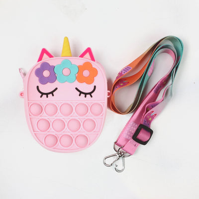 Pop It Silicon Sling Pouch For Kids