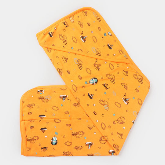 Baby Wrapping Sheet Ocean Love - Orange