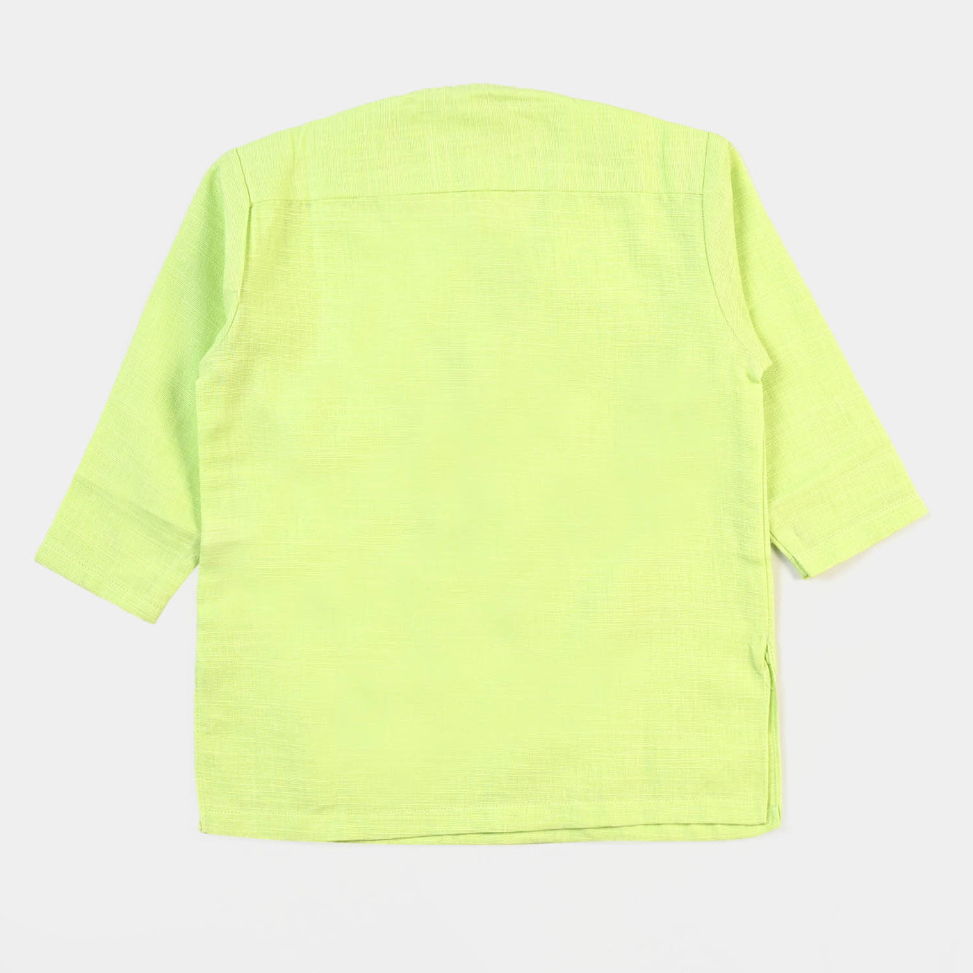 Infant Boys Cotton Basic Kurta - Green