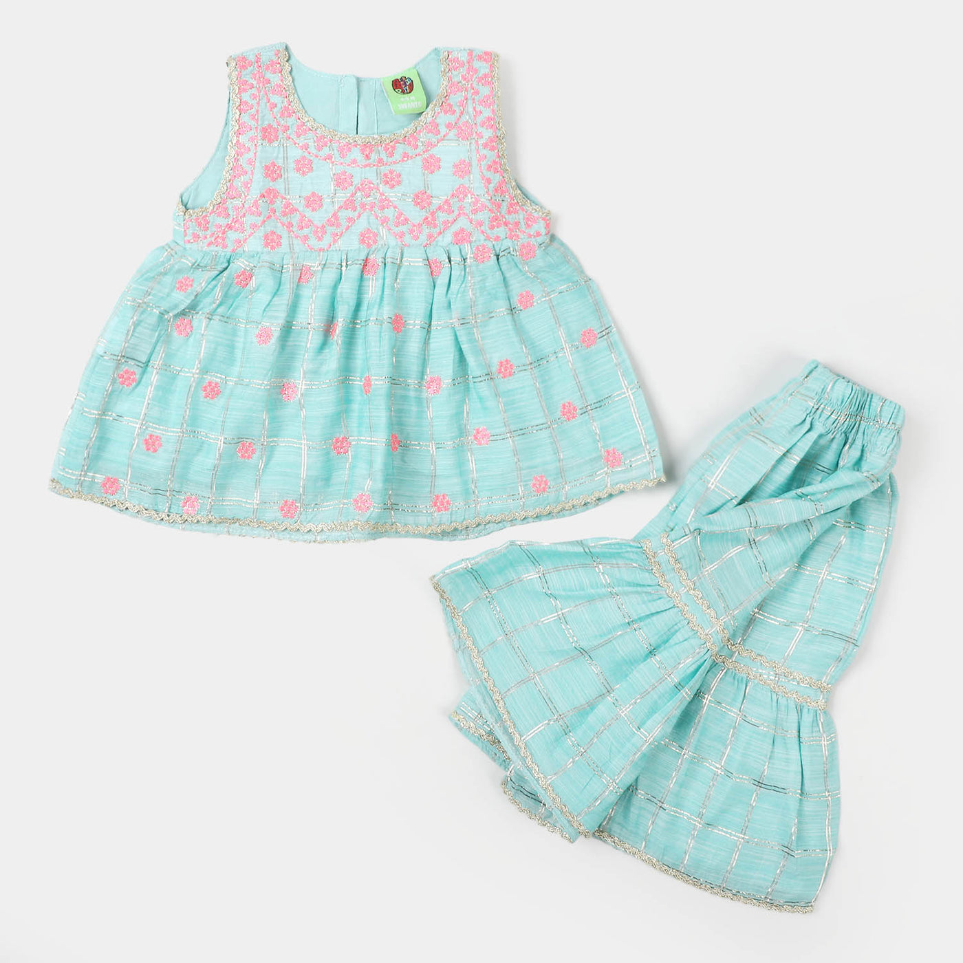 Infant Girls 2 PCs Suit Little Fairy - Mint