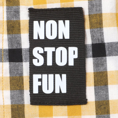 Boys Cotton Casual Shirt Non Stop Fun - Striper