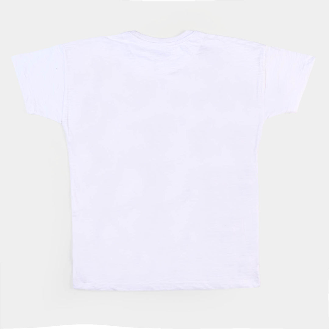 Teens Girls Cotton T-Shirt My Lady - White