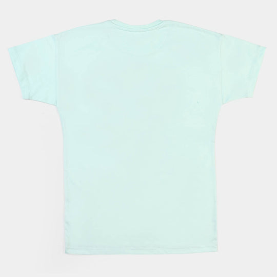 Teens Girls Cotton Shirt  Character - Sea Green