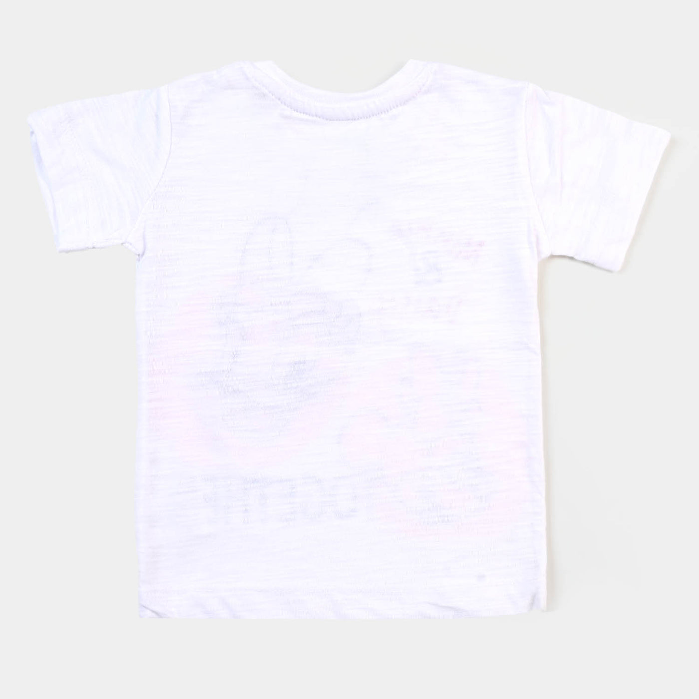 Infant Girls Slub T-Shirt Character  - White