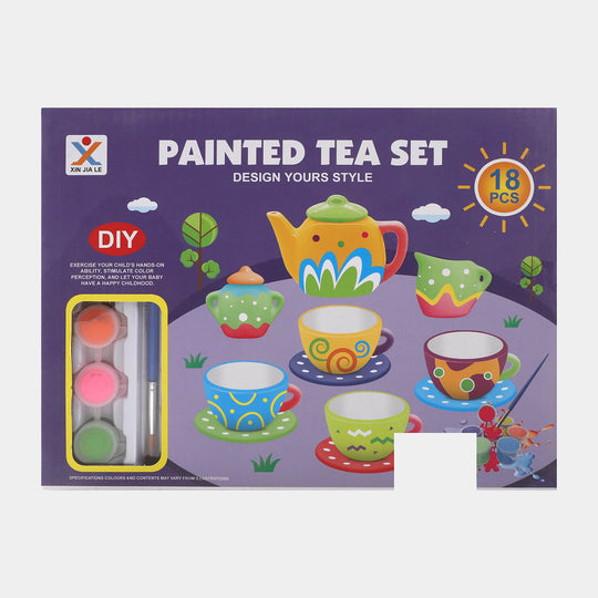 Painting Tea Set For Kids