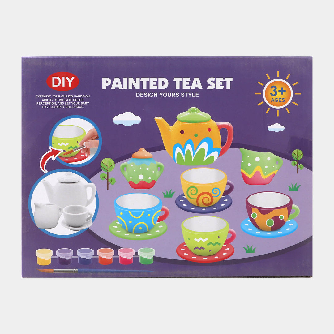 Painting Tea Set For Kids