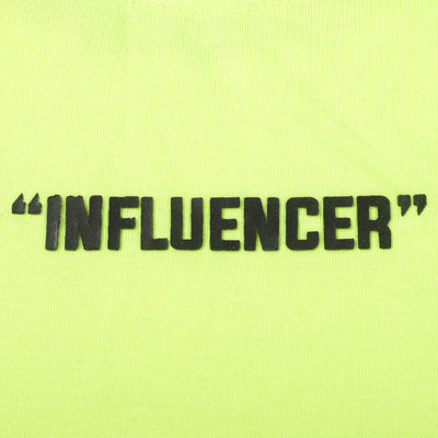 Girls Cotton T-Shirt Influencer - F Green