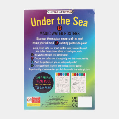 Little Artists: Under The Sea 12 Magic Water Posters