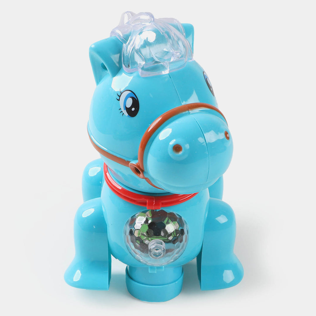 Musical & Lighting Horse - Blue