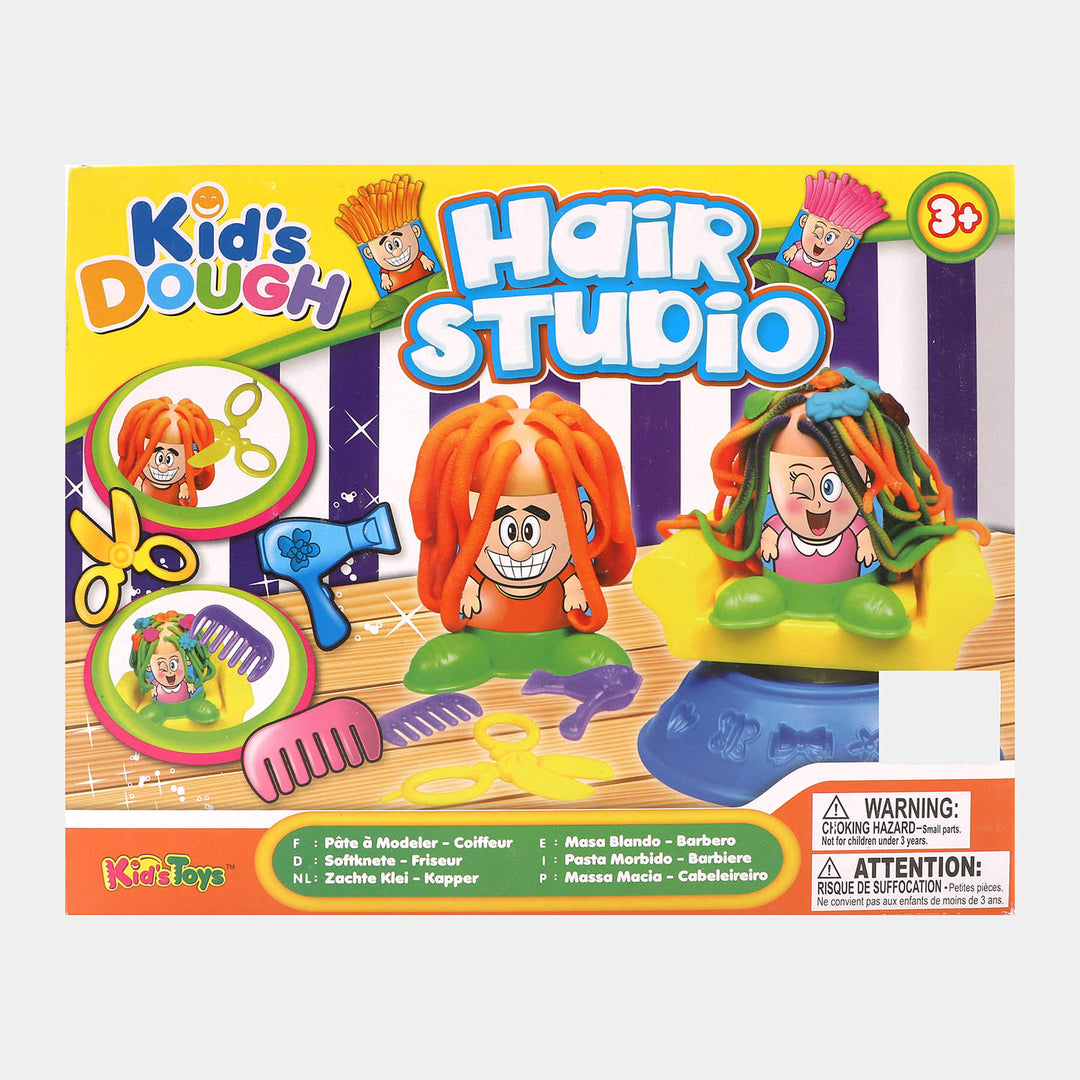 Kids Hair Studio Dough Play Set For Kids