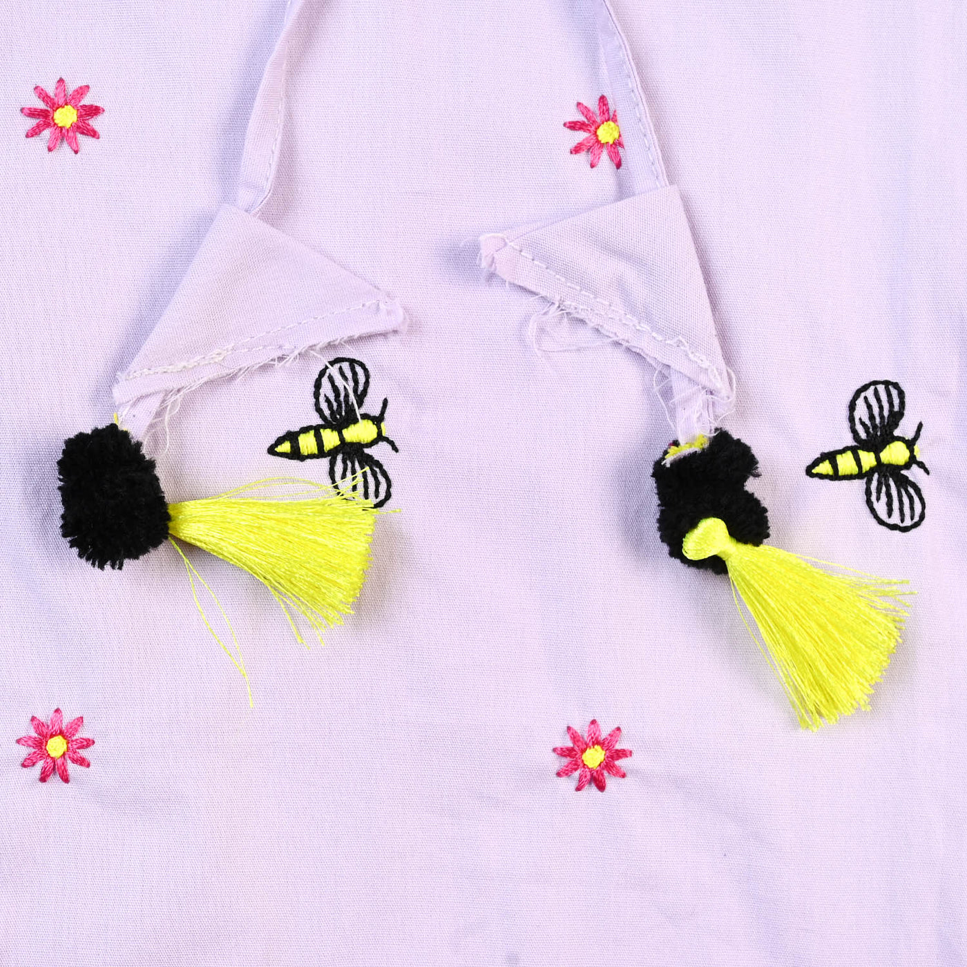 Girls Cotton Embroidered Kurti Honey Bee
