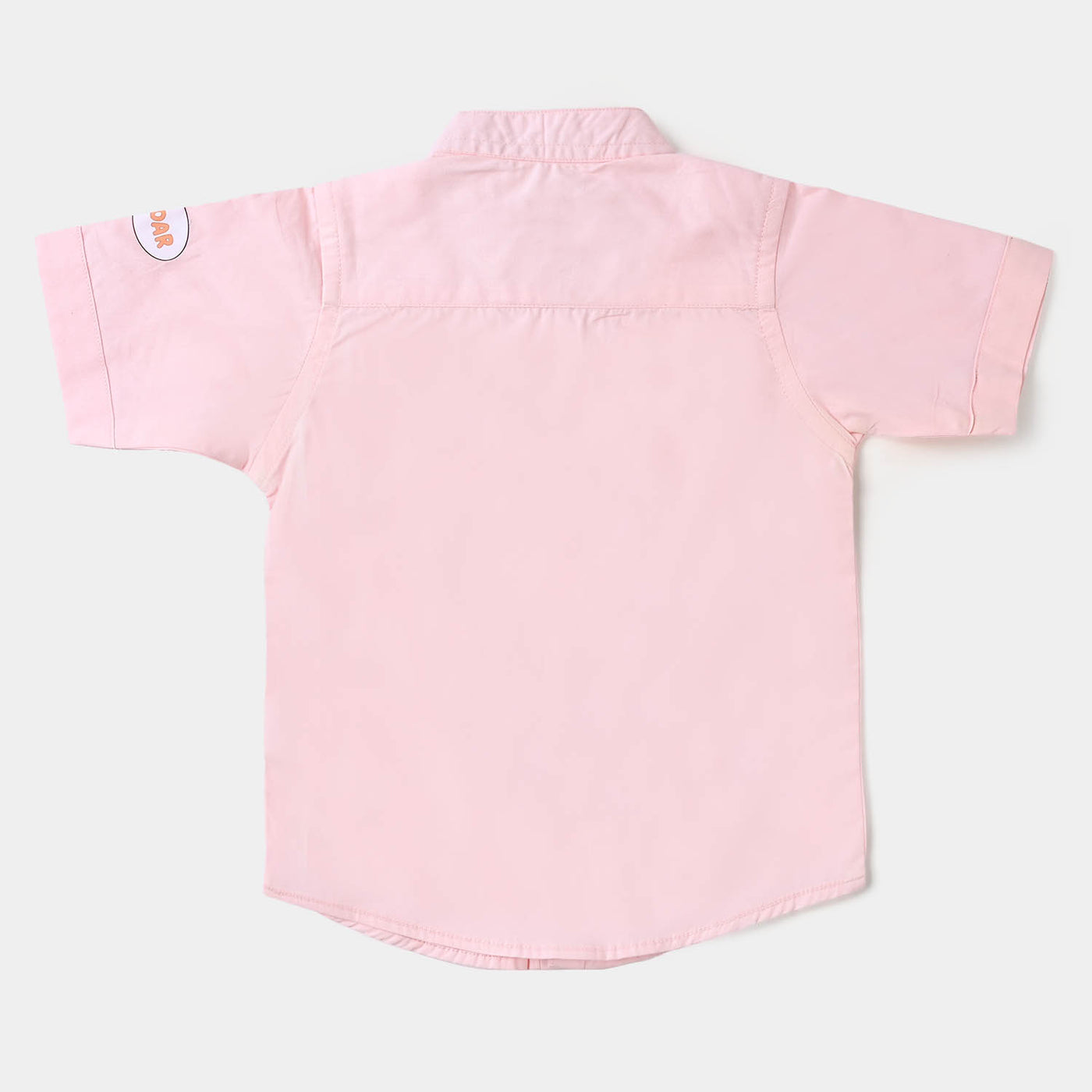 Infant Boys Cotton Casual Shirt Little Tiger - Peachy Pink