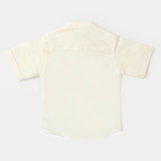 Infant Boys Oxford Casual Shirt Cookie Monster - OFF-White