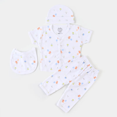 Infant Baby Cotton Summer Suit 4PCs