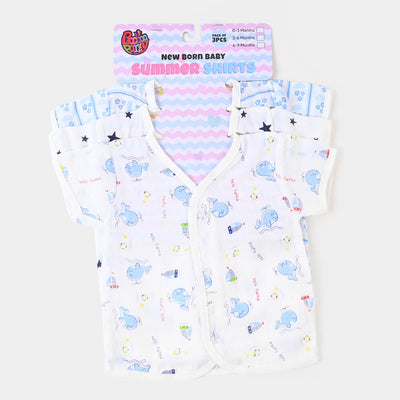 Infant Baby Cotton Summer Shirt Pack of 3