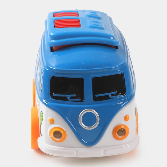 Die Cast Mini Bus Model Toy For Kids