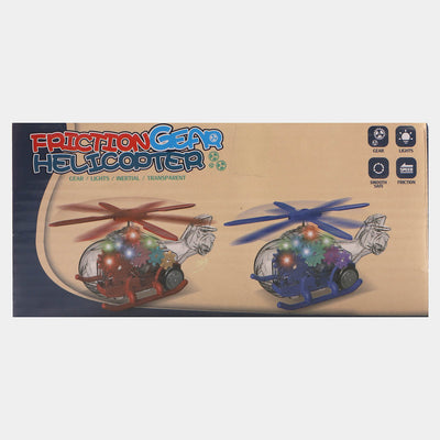 Transparent Gear Mini Helicopter For Kids