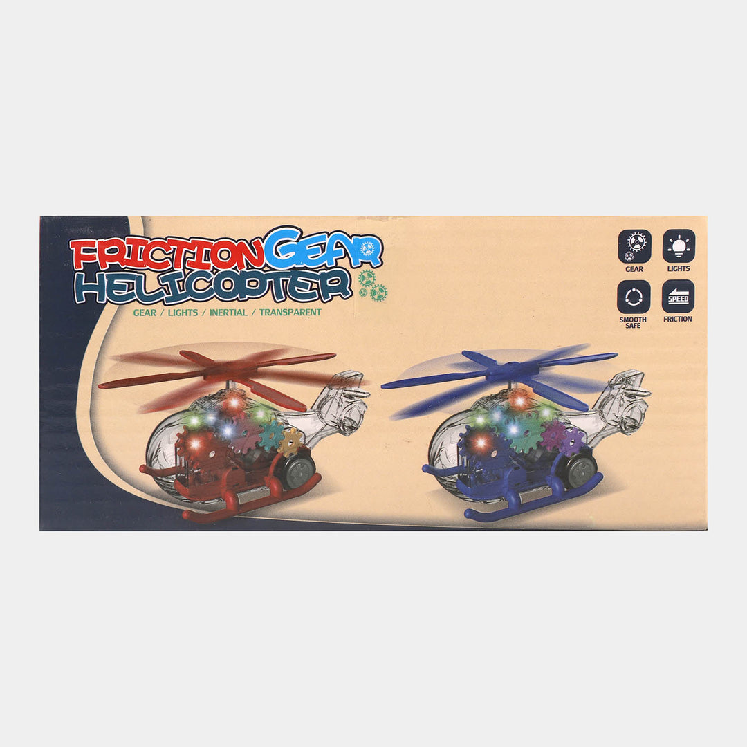 Transparent Gear Mini Helicopter For Kids