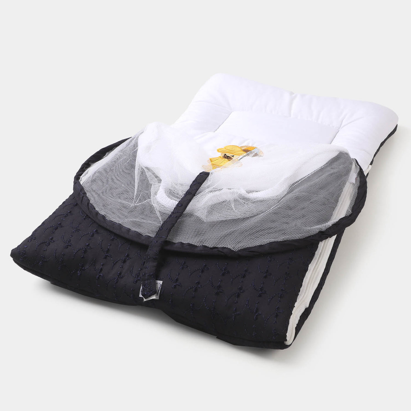 Portable Baby Bed Net Chicken - Black