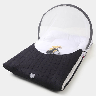 Portable Baby Bed Net Chicken - Black