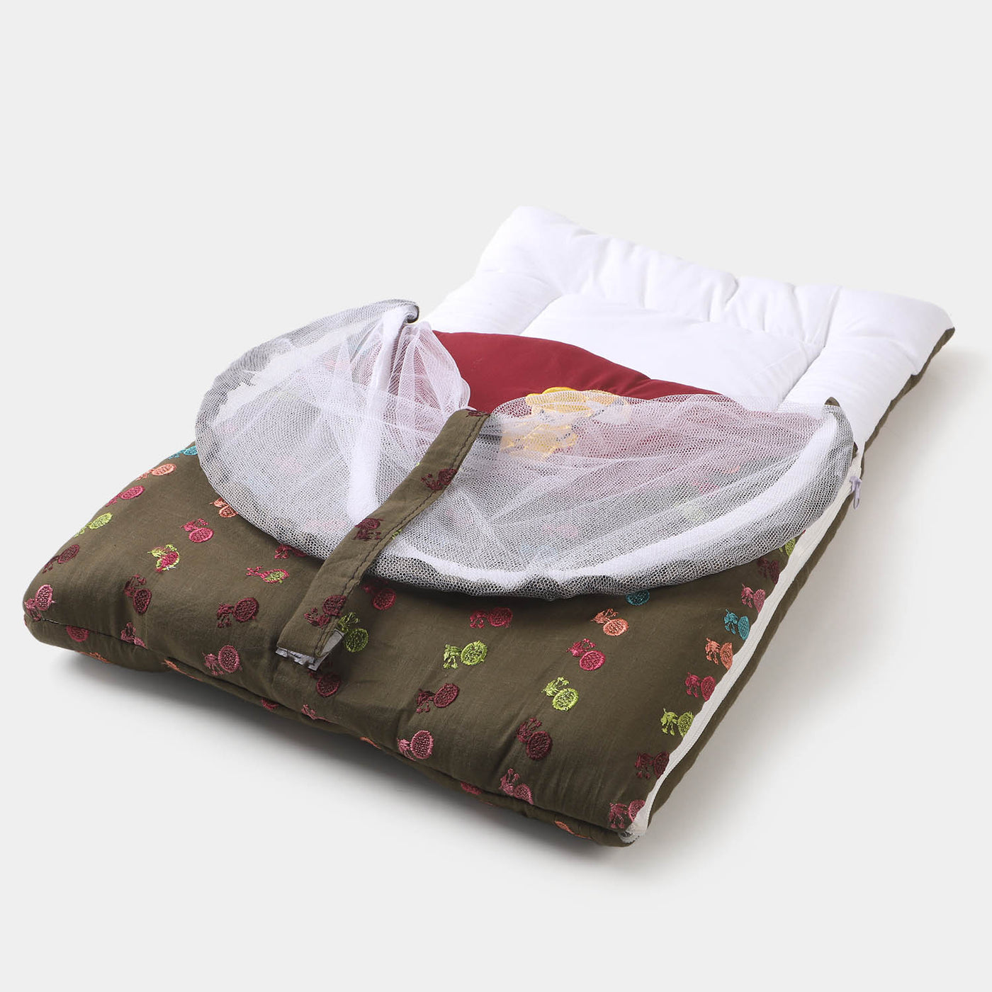 Portable Baby Bed Net Chicken - Brown