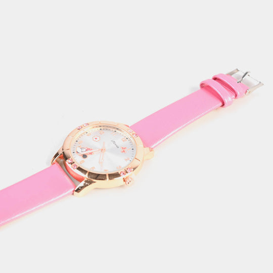 Elegant Analog Wristwatch For Girls