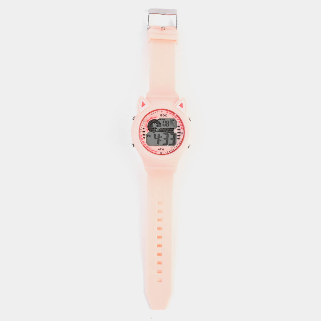 Kids Digital Watch - Beige