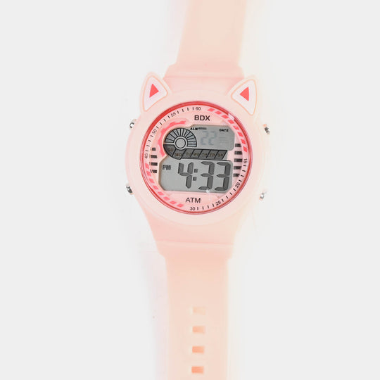 Kids Digital Watch - Beige