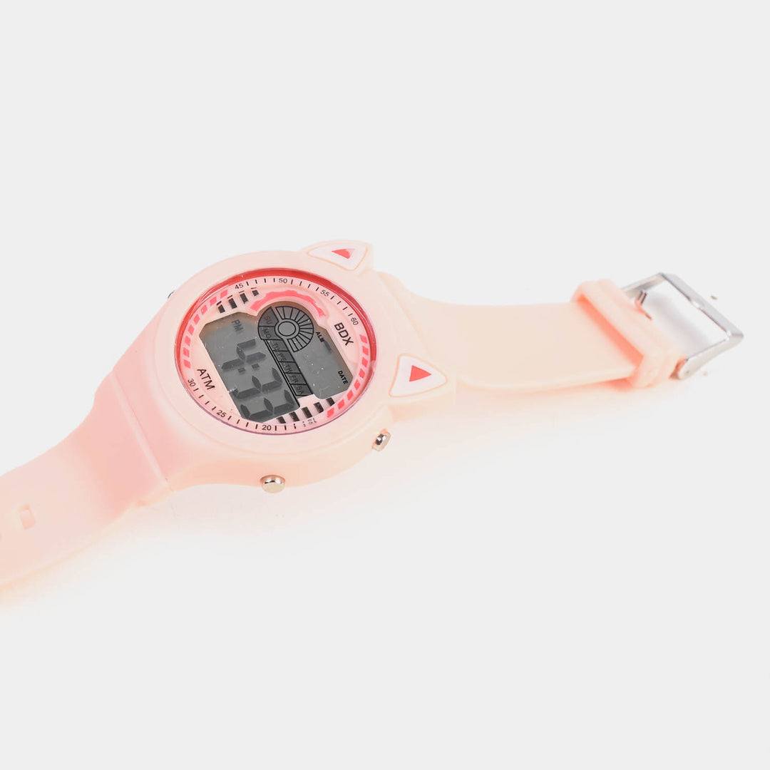 Kids Digital Watch - Beige