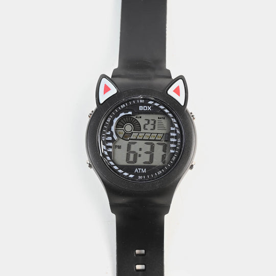 Kids Digital Watch - Black