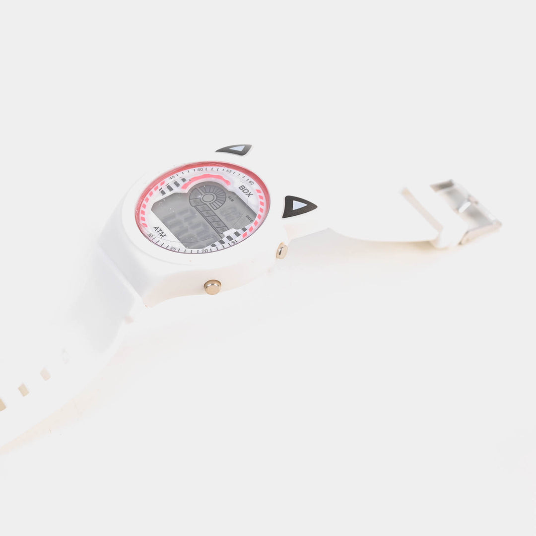 Kids Digital Watch - White