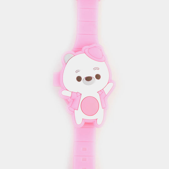 Digital Character Wrist Watch For Kids