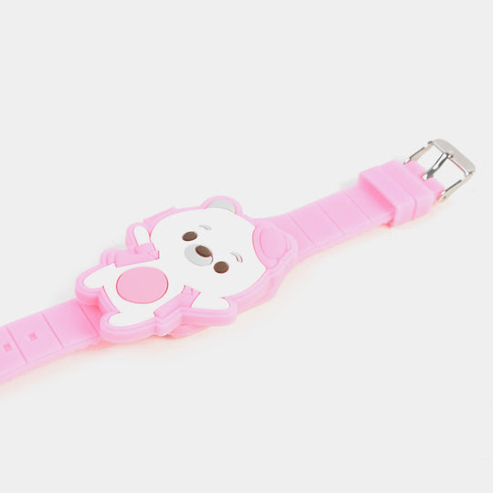 Digital Character Wrist Watch For Kids