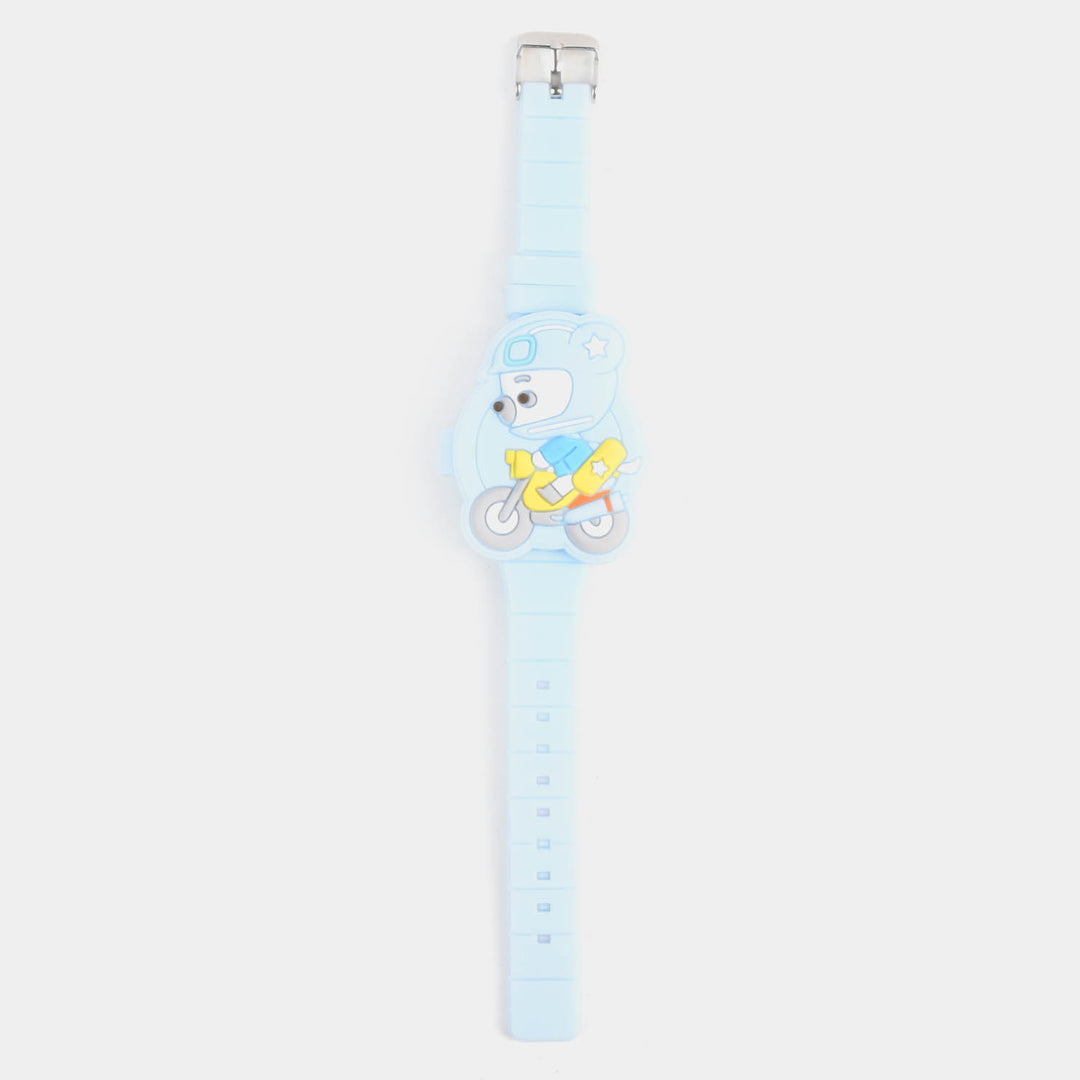 Digital Character Wrist Watch For Kids