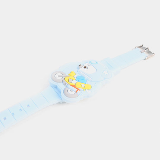 Digital Character Wrist Watch For Kids