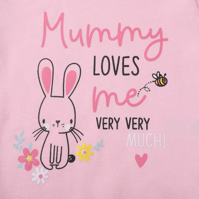 Infant Girls Cotton Set 2 PCs Mummy Love